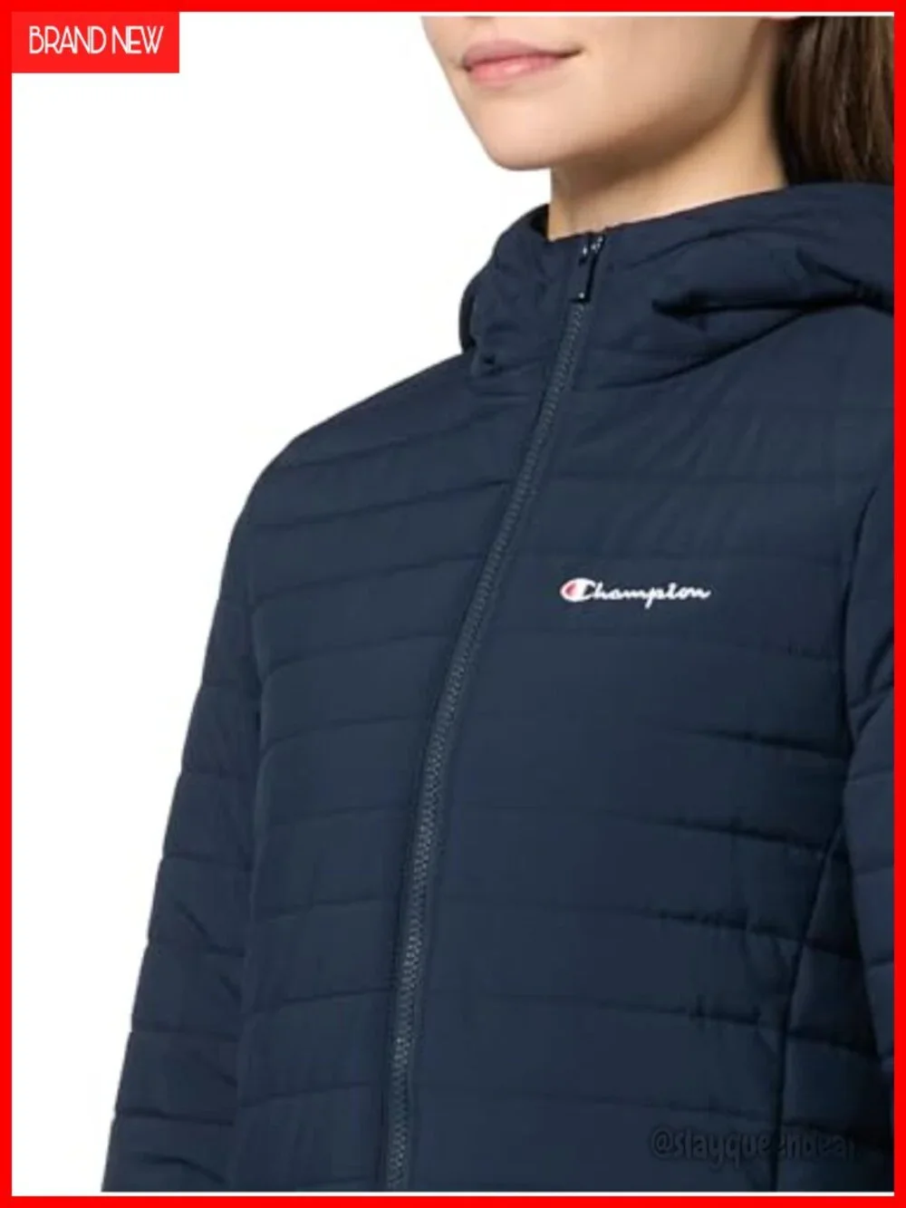 Lightweight Long Hooded Puffer Jacket with Quilting
